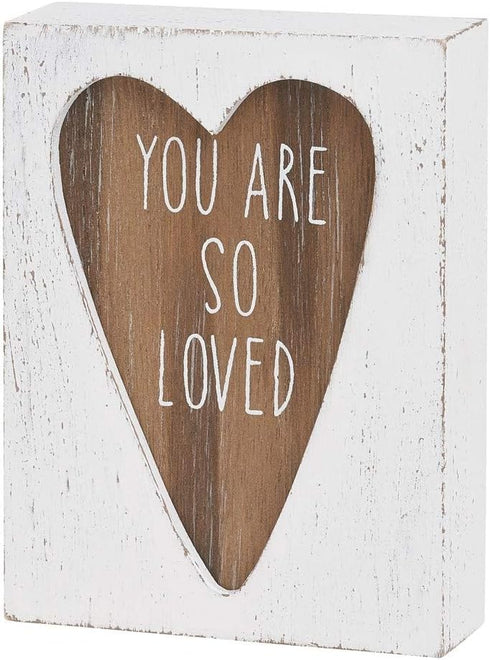 Collins Painting Mini Carved Wood Block Sign (You Are So Loved)...