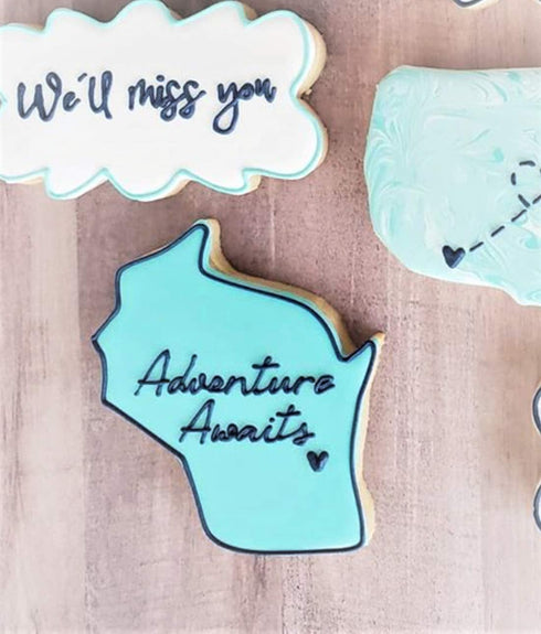 Wisconsin State Cookie Cutter 4" Made in USA by Ann Clark...