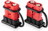 2-4 Gauge Battery Quick Connect Disconnect Electrical Plug Kit 175 Amps Wire Harness Plug for Winch Trailer, 2 Pack, Red...
