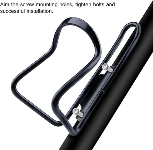 Bike Water Bottle Cage, 2Pack Cycling Bicycle Water Bottle Cage Holder Bracket for Mountain Bike MTB Road Bike, Bike Accessories, Made of Lightwei...
