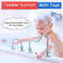 Baby Sensory Teething Chew High Chair Suction Toys for Infant Toddlers 6 12 18 24 Months, Food Grade Silicone Teether with Oak Loop Montessori Edu...