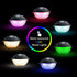 Floating Pool Speakers with Colorful Lights, IPX7 Waterproof Bluetooth Speaker for Pool, Crystal Clear Sound Hot Tub Speaker for Pool, Spa and Out...