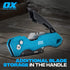 OX Tools Pro Heavy Duty Fixed Blade Folding Knife w/Easy Change Blade Button - Quick Fold Action & Strong Lightweight Construction | Includes 3 Re...
