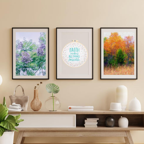 Swanson Christian Products Embroidery Kit-Faith Makes All Things Possible...