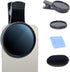 52MM Clip-on ND2-ND400 Phone Lens Filter, Ultra Slim Phone Camera Lens Filter Compatible with iphone 15 Pro Max 14 13 12 11, Smart Phones, Adjusta...