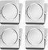 FINDMAG 4 Pack Clip Magnets 2.2inch Extra Large Magnetic Clips Heavy Duty, Fridge Magnet Clips, Whiteboard Magnet Clips, Clip Magnets for Fridge H...