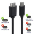 USB C to Micro USB 3.0 Fast Charging Cable 10Gbps High-Speed Sync Data Transfer Cable Cord Compatible with Samsung Galaxy S5 Note 3 Seagate WD Tos...