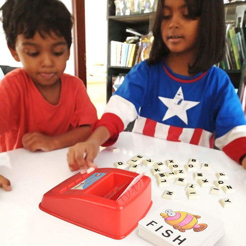BOHS English Literacy Wiz Fun Game - Upper Case Sight Words - 60 Flash Cards - Preschool Language Learning Educational Toys...