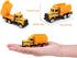 Small Construction Trucks , Kids Construction Vehicles Toy, Friction Powered Kids Dumper Truck, Bulldozers,Forklift,Tank Truck, Asphalt Car, Excav...