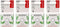RADIUS Peppermint Dental Floss 55 Yards Vegan & Non-Toxic Oral Care Boost & Designed to Help Fight Plaque Clear - Pack of 4...