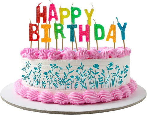 Flower Stencils for Painting Wildflower Stencil Reusable Drawing Templates DIY Stencils for Painting on Wood Wall Home Decor...