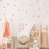 Pink Polka Dot Wall Decals 36pcs Watercolor Dots Wall Sticker for Kids, Baby Girls, Teens, and Nursery Room (6 Sheets) - Each Dot: 2.36 x 2.36 inc...