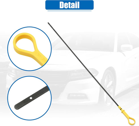 uxcell 1 Pcs Engine Oil Dipstick Engine Oil Fluid Level Dipstick for Suzuki Swift 1.5L 2007-2010 No.1691069G01...
