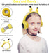 Kids Bluetooth Headphones, Colorful LED Lights Wireless Cartoon Headphones, Over Ear Headphones Built-in Mic for Children/School/iPad/Tablet/Airpl...