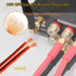 UCINNOVATE 2 Pack High-end Pure Copper HIFI OFC Speaker Wire Cable with Banana Plug, 2m Gold-Plated Banana Tip Plugs Male to Male 600 Strand 14 AW...