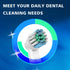 Replacement Brush Heads Compatible with Oral B Braun Electric Toothbrushes, 4PCS, Small Round Head Replace for Daily Clean, for Pro and Smart Seri...