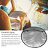 DONGKER Steering Wheel Sun Shade Cover,Anti-Heat Aluminum Foil Steering Wheel Heat Reflector Steering Wheel Sun Shade Block Cover for 15.75"/40cm ...