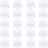 Pawfly 20 Pack Double Sided Suction Cups 1.2 Inch Clear PVC Plastic Sucker for Glass Table Mirror...