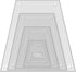 Quilting Acrylic Template Set | Precision Tools for Quilting Enthusiasts | Tumbler Blocks Design | includes Sizes 4", 3", 2", 1" | 1/8 Clear Acryl...