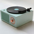 Vinyl Record Player Style Bluetooth Speaker Old Fashioned Classic Style Green Cute Look Gift for Girls Bass Enhancement Loud Volume Speaker by Wet...