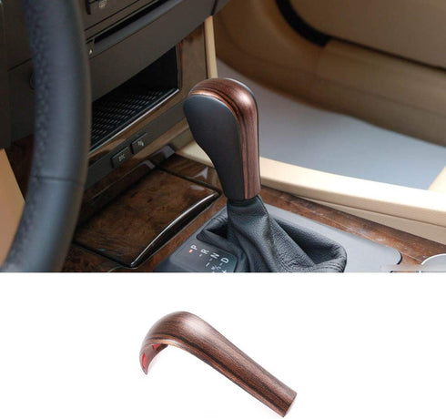ABS Plastic Car Center Gear Shift Knob Head Cover Trim Auto Accessories for BMW E39 E60 E83 E53 E46 E61 1995-2010, Not for E61 5 Series Sedan...