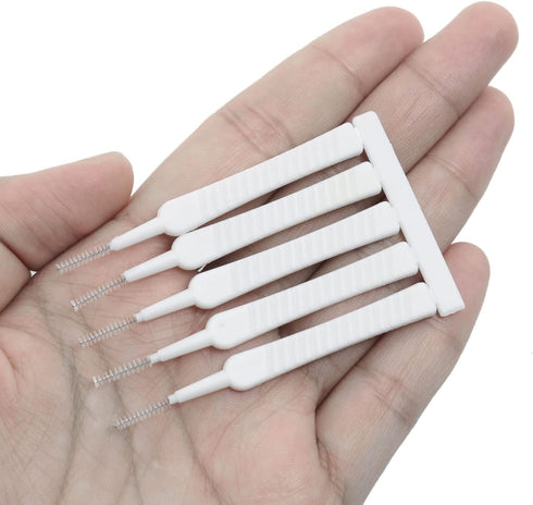 50pcs Multifunctional Mobile Phone Charging Port Cleaning Brush 65mm Dust Shower Hole Cleaning Mini Brush Bendable Mini Soft Round Brushes......