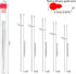 30 Pcs Beading Needles Set Include 15 Pcs Long Straight Beading Thread Needles + 15 Pcs Big Eye Beading Needles, Embroidery Needles with Needle Bo...