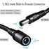 5Pcs Male to Female DC Extension Cable 3.3ft/1Meter, 5.5mm x 2.1mm Extension Cord DC Plugs Extension Cable 12V Led Extension Cables for CCTV Secur...