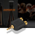 ANDTOBO 3.5 mm TRS to Dual RCA F (2-Pack), 3.5mm Stereo Male to Dual RCA Female Audio Breakout Adapter...