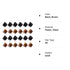 HOTOP 24 Pcs Small Mini Hair Clips Tiny Hair Claw Clips, Small Hair Clamps Non Slip Tiny Plastic Jaw Clips for Girls and Women(Black, Brown)...