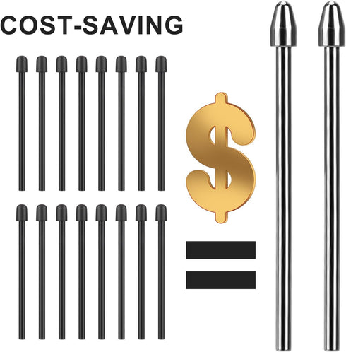 2PCS Pen Tip Replacement for Kindle Scribe Stylus Pen Tips Titanium Alloy Premium Pen Nibs Accessories with 4096 Grade High Sensitivity...