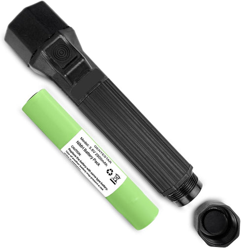Flashlight Battery, 75175 Battery Compatible with Maglite Flashlight, (Ni-CD, 6V, 2500 mAh) Ultra High Capacity, Replacement for Streamlight Magli...