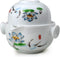 Liang baobao Convenient Teapot Cup Porcelain Teacup White Glazed Travel tea set (Lotus)...