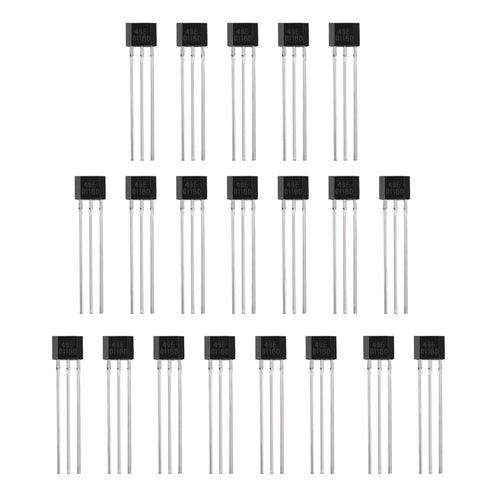 SING F LTD 20Pcs 49E OH49E SS49E Linear Hall Effect Sensors S49E TO-92 3 Pins Sensor Element Switch for Electric Vehicle Motor Repair...