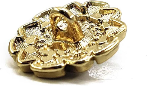 Faux Pearl Center Black White Enamel Edge Sewing Shank Buttons 20 Pcs - 18mm, 23/32"...