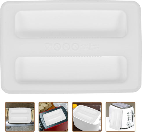 Bread Toaster Silicone Toaster Lid 2 Slice Toaster Cover Bread Maker Cover Toaster Appliance Top Cover Sandwich Upper Lid Toaster Machine Part Acc...