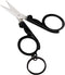 Munkees Mini Folding Scissors Keychain - Stainless Steel Portable & Foldable Travel Cutter Pocket Key Ring - Small Key Chain, Scissor Tool for Cra...