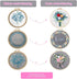 3pcs Embroidery Starter Kit for Beginners Floral Embroidery Kit DIY Material Package with 20cm Bamboo Embroidery Hoop......