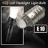 Ruiandsion 4pcs E10 LED Bulbs 3V 6000K White LED Bulbs for Torchlight Flashlight Torch Light,Negative Earth...