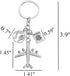 PHAETON 20PCS Earth Airplane Keychains Pilot Aviator Key Chains Journey Aircraft Airplane Pendant Travel Keyring Friendship Jewelry Diy Handmade F...