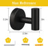 4 Pack Towel Hooks, Robe Hook, Bathroom Coat Hook Wall Mounted, SUS304 Stainless Steel Bathroom Hooks, Towel Hook for Bedroom Kitchen Hotel Office...