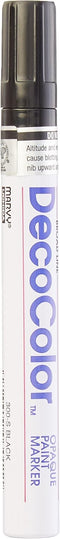 UCHIDA 300-C-1 Marvy Deco Color Broad Point Paint Marker, Black 7.25 x 1.88 x 0.5...