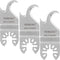 3PCS Oscillating Multitool Saw Blades, Oscillating Multi Tool Hook Knife Blade for Cutting Roofing Shingles, PVC Carpet, and Cardboard, Fit Dewalt...