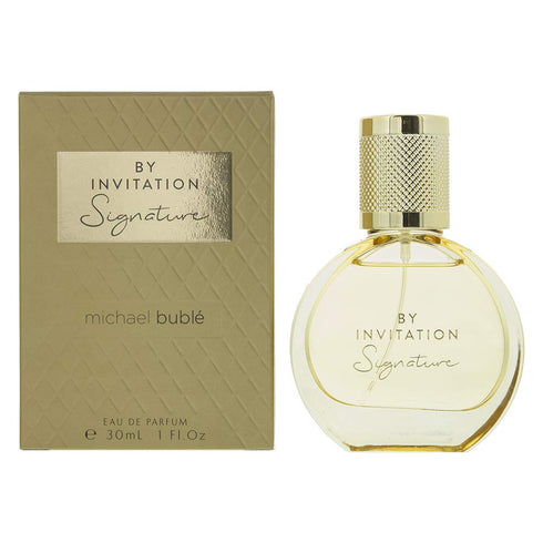 By Invitation Signature from Michael Bublé Fragrances, 1 Fl Oz | Women’s Perfume | Bergamot, Jasmine, Vanilla Perfume | Eau de Parfum | Gift for W...