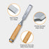 Professional Wood Chisel Set, 4 Piece Wood Chisel Set for Woodworking Wood Carving Chisel, CR-V Steel Chisel, including 6mm, 12mm, 18mm, 24mm...