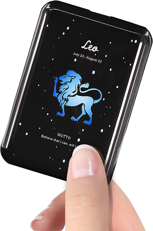 Mini Power Bank 10000mAh,Small Portable Charger USB C in/Output 22.5W Fast Charging,Best Gift for Various Festivals - Constellation Battery Pack f...