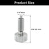 2 Pack Hand Retractable Spring Plunger M6 Type Quick Release Pins Rolling Toolbox Knurled Handle Stainless Steel Spring Pin(Silver)...
