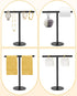 Hand Towel Holder for Bathroom, T-Shape Free Standing Towel Rack Stand, Matte Black Waterproof Hand Towel Rack for Bathroom Kitchen Countertop...