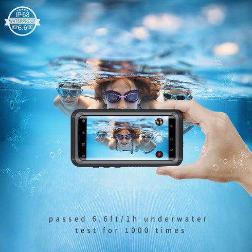 Lanhiem for Samsung Galaxy S9 Case, IP68 Waterproof Dustproof Case with Built-in Screen Protector, Rugged Full Body Shockproof Protective Phone Co...