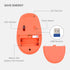 Rii Wireless Mouse RM700 2.4G Silent Mouse,Computer Mouse with USB Nano Receiver for Laptop,PC,Mac,Chromebook,Windows (ORANGE)...